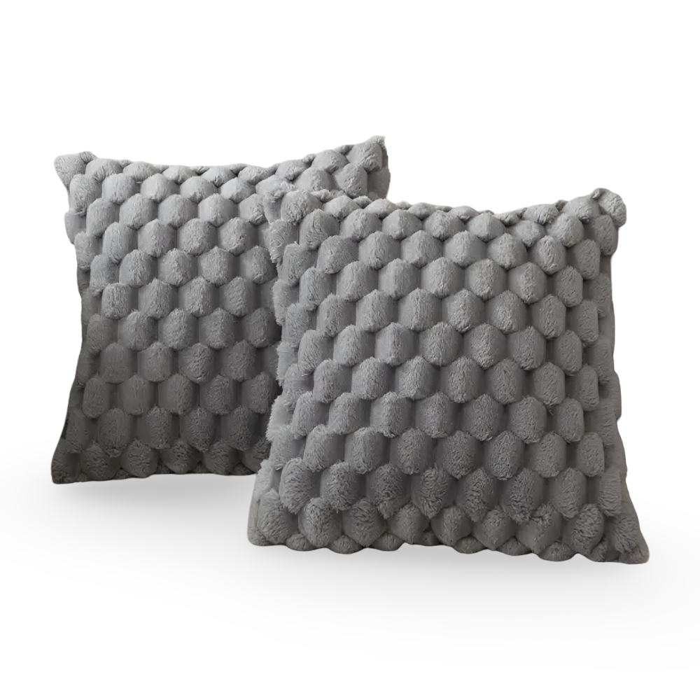 Soft Textured Throw Pillow Cover for Sofa