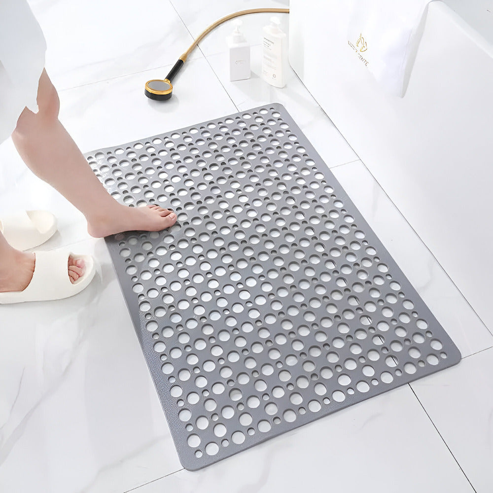 Non Slip Shower Mat with Drain Holes and Anti Mold PVC Design