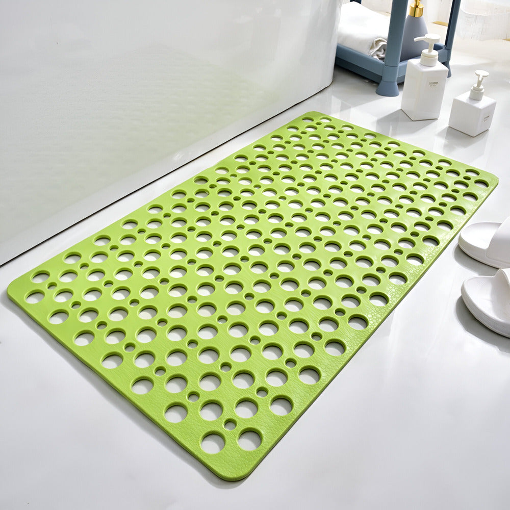 Non Slip Shower Mat with Drain Holes and Anti Mold PVC Design