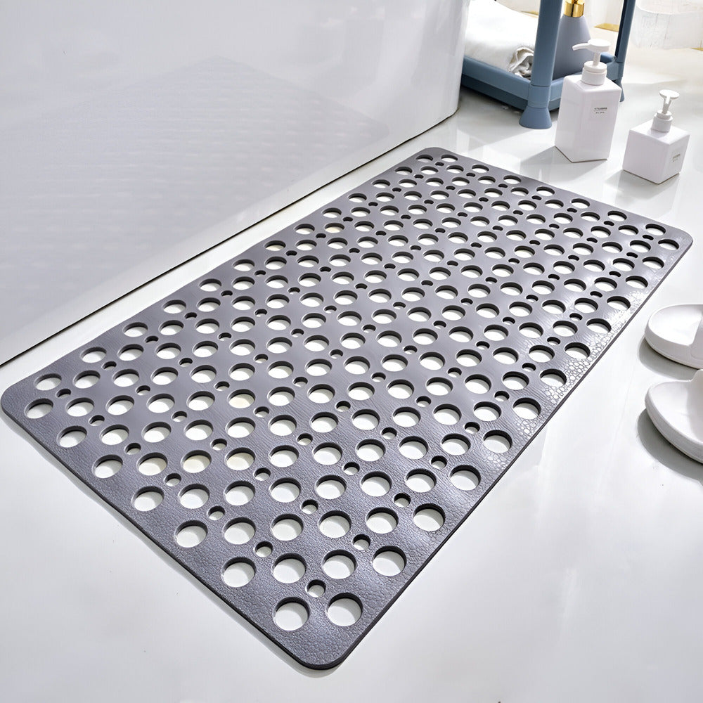 Non Slip Shower Mat with Drain Holes and Anti Mold PVC Design