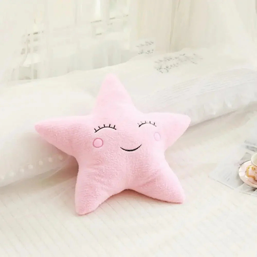 Cute Plush Cloud Pillow for Kids Room Decor with Soft Cotton Cushion Design