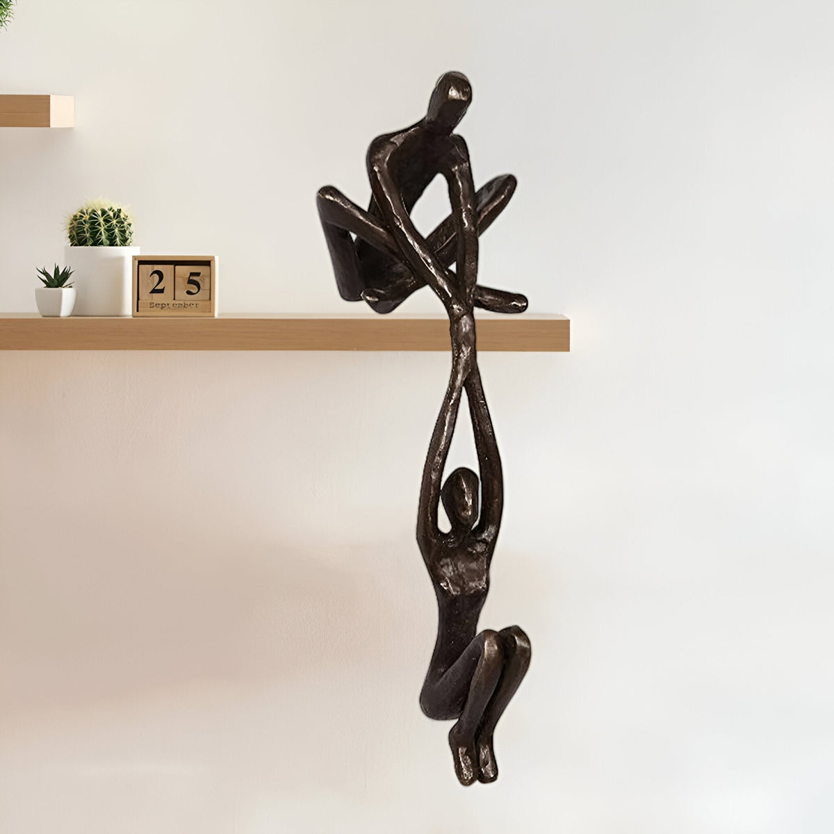 Abstract Couple Sculpture Figurine for Home