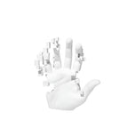 Abstract Glitch Hand Sculpture for Modern Home