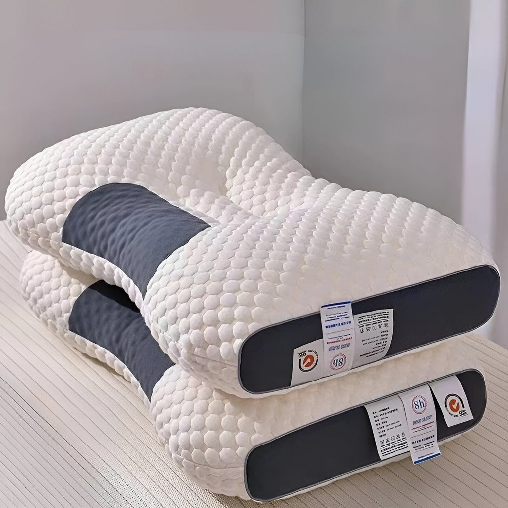 Ergonomic Memory Foam Neck Support Pillow for Pain Relief