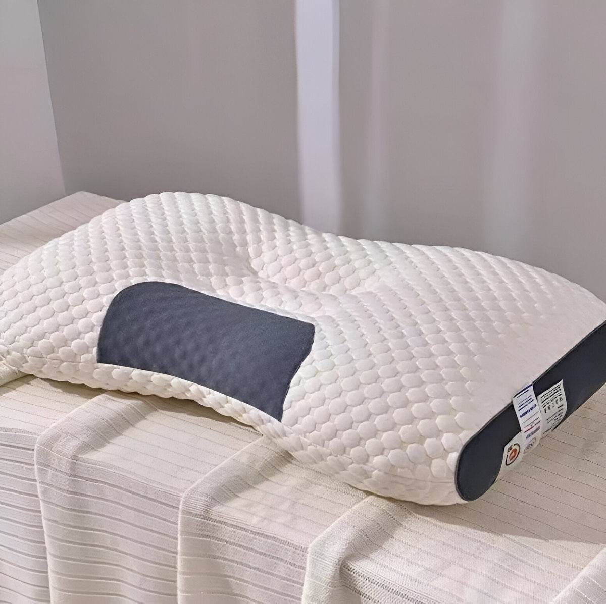 Ergonomic Memory Foam Neck Support Pillow for Pain Relief