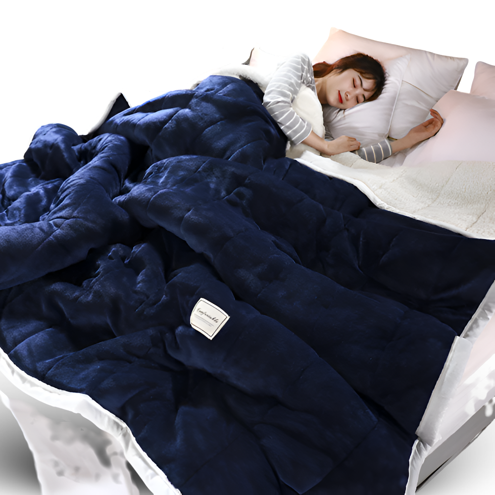 Luxury Sherpa Fleece Blanket for Bed and Sofa