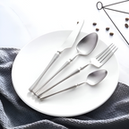 16-Piece Gold Stainless Steel Cutlery Set for Elegant Dining