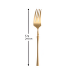 16-Piece Gold Stainless Steel Cutlery Set for Elegant Dining