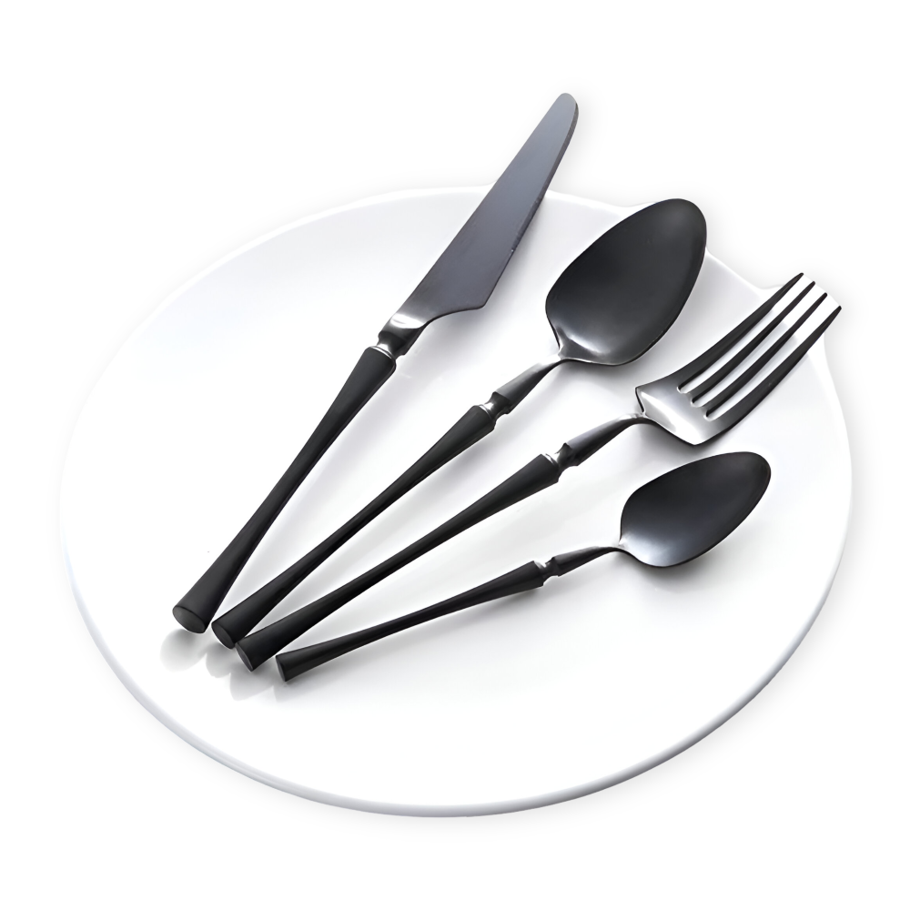 16-Piece Gold Stainless Steel Cutlery Set for Elegant Dining